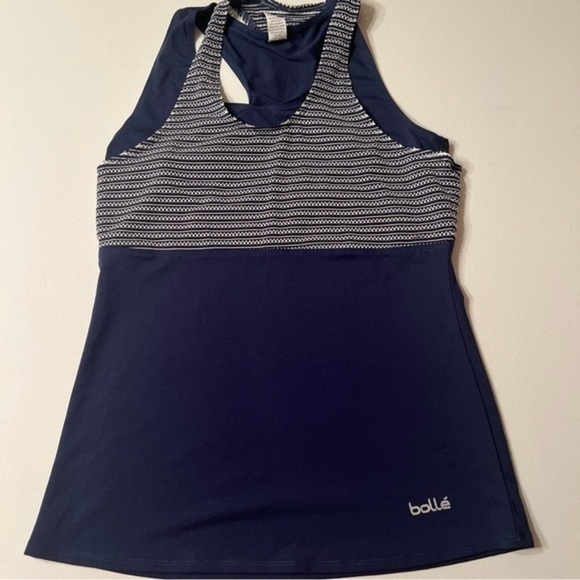 EUS Bolle' Women's‎ Sleeveless XS Tennis Workout Top Pickle Ball Golf Blue (Y) - Picture 2 of 5